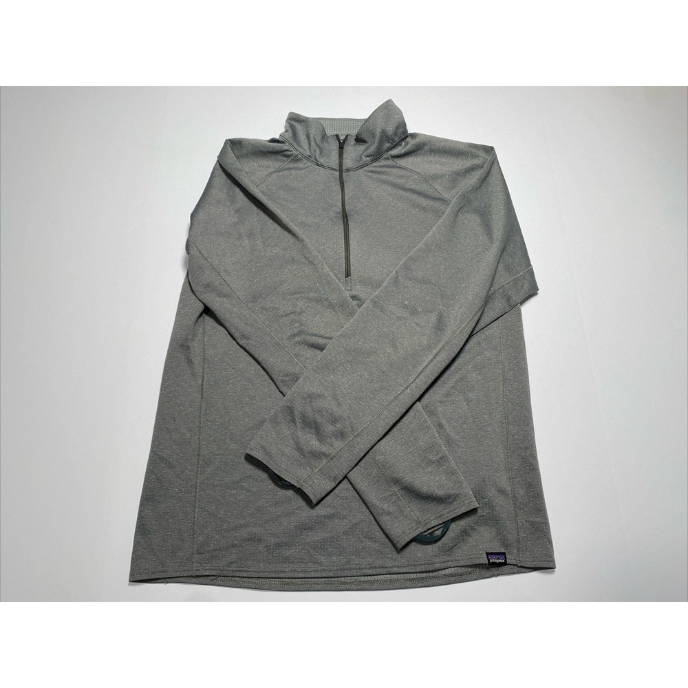 Patagonia Men's Medium Capilene Midweight Baselayer 1/2 Zip Gray - Picture 3 of 9